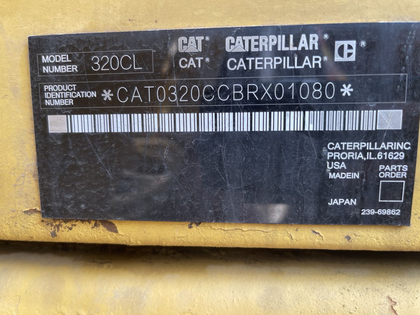 CAT 320C 320CL 320D Caterpillar Used Wheel Excavator Excavating Machinery 5
