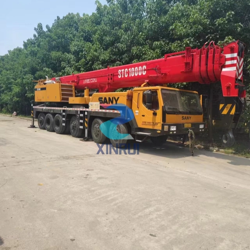 Second hand Sany crane 100 tons construction machinery